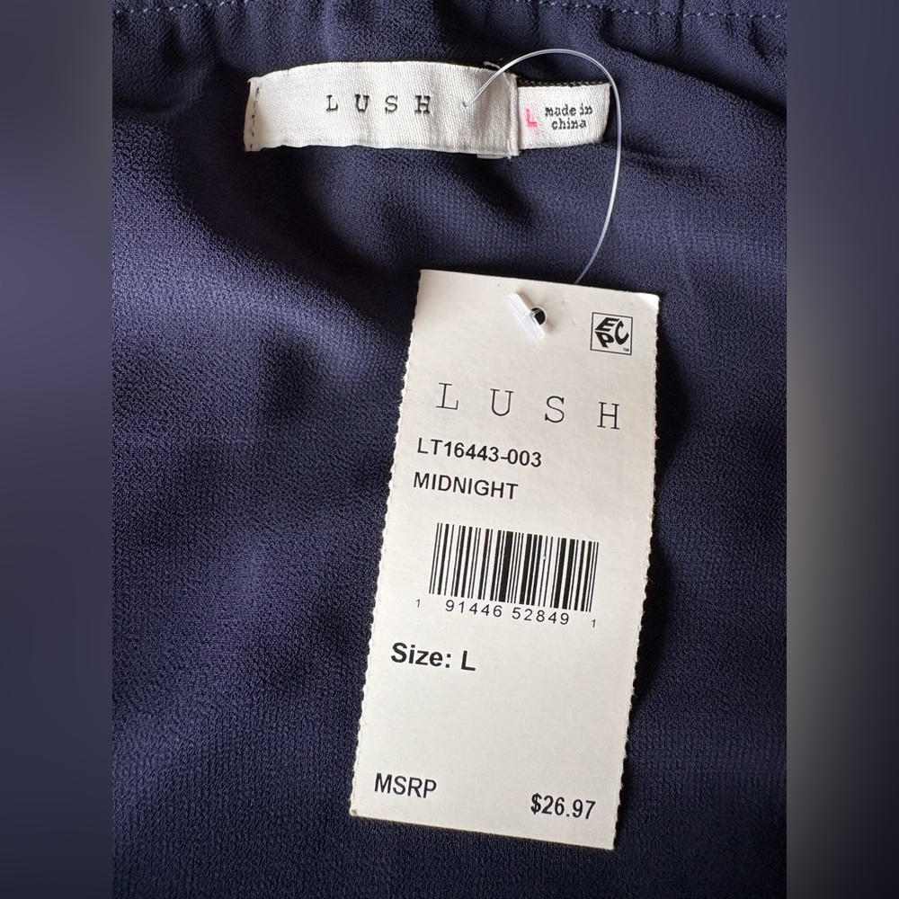 Lush Midnight Blue Top - Picture 3 of 4